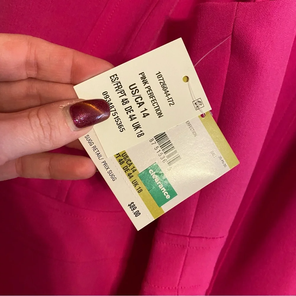 Hot Pink Dress Suit - Picture 2 of 7